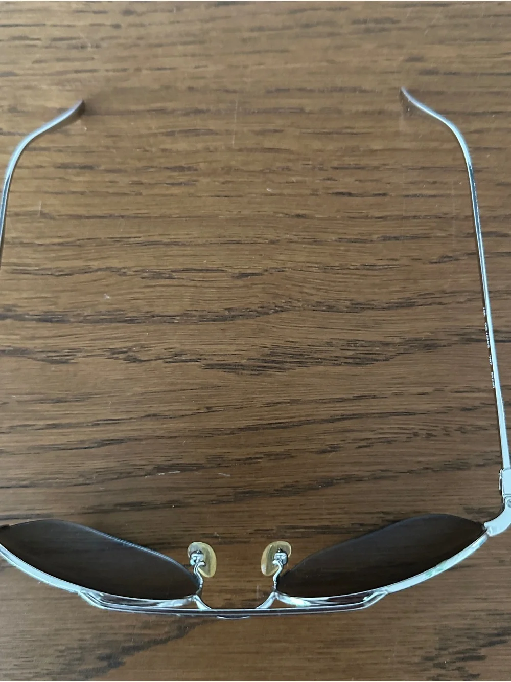 Vintage GUCCI GG 1624/S Sunglasses Silver Metal Aviator Italy Men Women Unisex